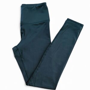 UNDER ARMOUR WOMENS COLDGEAR COMPRESSION LEGGINGS FOREST GREEN SIZE SMALL